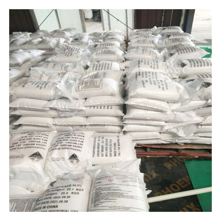 Los proveedores profesionales de venta caliente de la fábrica proporcionan productos de alta calidad en el mejor precio al 99% de ácido fosforoso H3PO3 CAS 13598-36-2