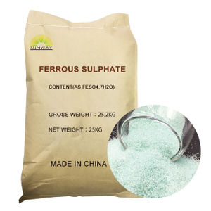 Sulfato ferroso Venta caliente mejor calidad tratamiento de agua precio barato alta pureza 94% contenido Sulfato ferroso heptahidratado FeSO4.7H2O CAS 7782-63-0