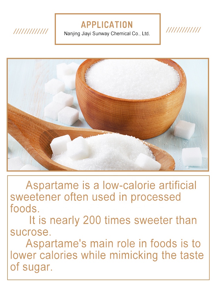 Precio del polvo de aspartamo a granel de alta calidad Edulcorante de grado alimenticio halal CAS No. 22839-47-0 fabricante