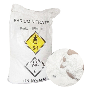  Nitrato de bario Ba NO3 2 Polvo de alta pureza Cas No 10022-31-8 fabricante mejor precio nitrato de bario para la venta en agua